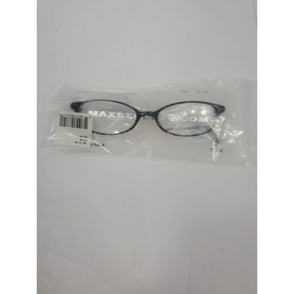 New Max Studio By Eye Q  MX102 Eyeglasses Fames Blue  48 16 135‎  Tortoiseshell